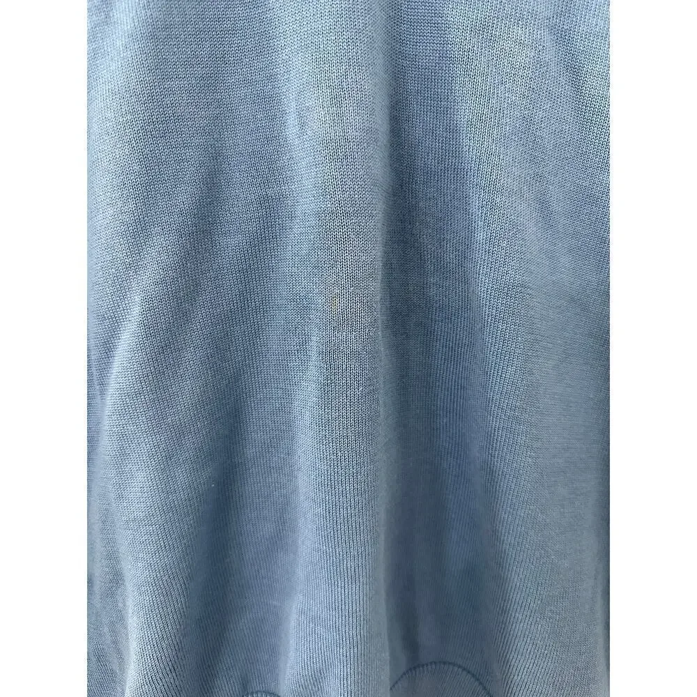 Brooks Brothers Silk V-Neck Sweater sz Large